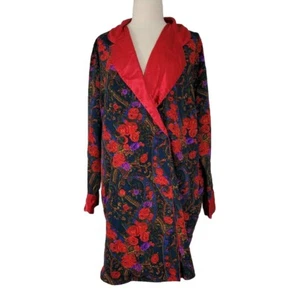 Victoria Secret Vintage Gold Label Floral Night Shirt,Nightgown,Lounge-Top|Sz:M - Picture 1 of 24