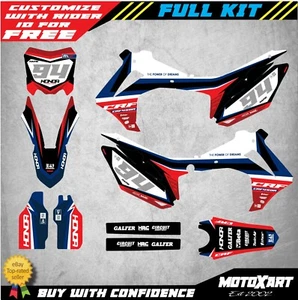 Honda CRF 250 2014 - 2017 Full Custom Graphic Kit FLUID Style sticker kit - Picture 1 of 6