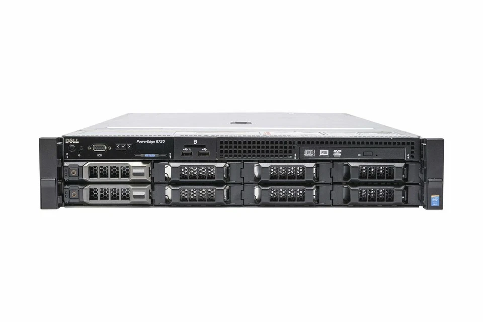 Dell PowerEdge R730 2x 8-Core E5-2640v3 2.6Ghz 64GB Ram 2x 6TB 7.2K HDD Server - Image 1 of 1
