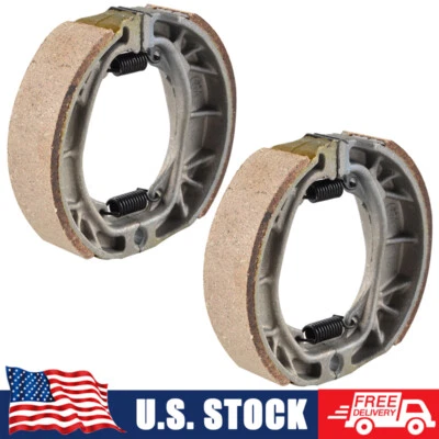Pair Brake Shoes Set with Springs for Honda CT70 1969-1978 Z50 68-78 XL100 74-78 - Image 1 of 4