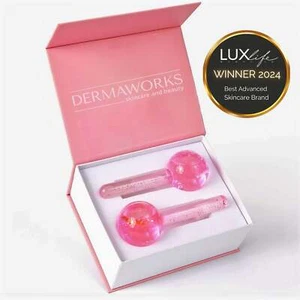 ICE GLOBES FOR FACE - Facial Massager Ice Roller Skin Care Gift Set for Women - Picture 1 of 12