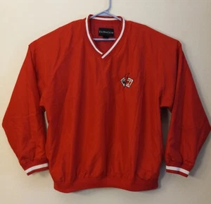 Ultraclub Vintage Men's XLarge Pullover Puffy Windbreaker Red - Picture 1 of 14