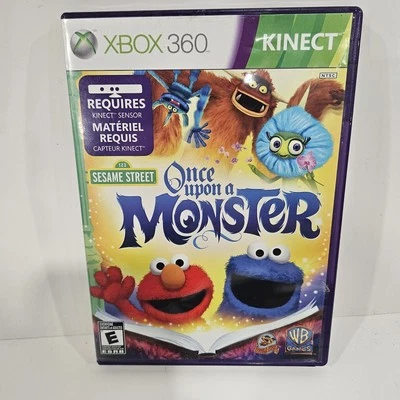 Sesame Street: Once Upon a Monster - Kinect (Microsoft Xbox 360, 2011) CIB - Image 1 of 3