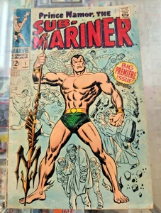 Prince Namor The Sub Mariner #1 Marvel Comic Mai 1968 Silver Age 12 Cent VG - Bild 1 von 6