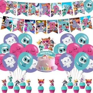 Super Kitties Themed Birthday Party Supplies,Cartoon Kitty Balloons Decoratio... - Picture 1 of 1