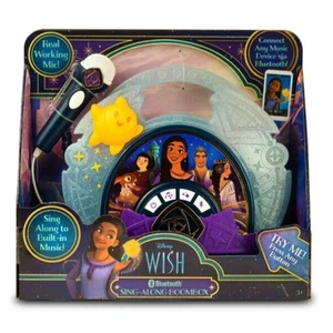 Disney WISH Sing-Along Kids Boombox Bluetooth & Working Mic - Picture 1 of 4