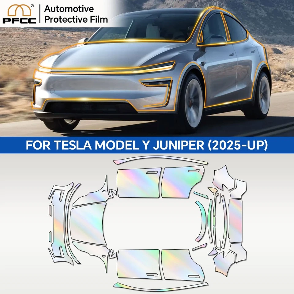 2025 2026 Tesla Model Y Juniper Precut Paint Protection PPF Kit – Full Vehicle - Image 1 of 4