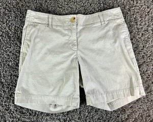 Talbots Khaki Shorts Womens 4 Petite Relaxed Chino 6in Stretch Casual Pockets - Picture 1 of 13