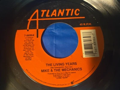 MIKE + THE MECHANICS  - TOO MANY FRIENDS  / THE LIVING YEARS - 7" VINYL SINGLE - Imagem 1 de 3