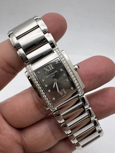 Patek Philippe Twenty-4 4910/10A-010 Rhodium Grey Diamond Dial Pouch & Papers - Picture 1 of 8