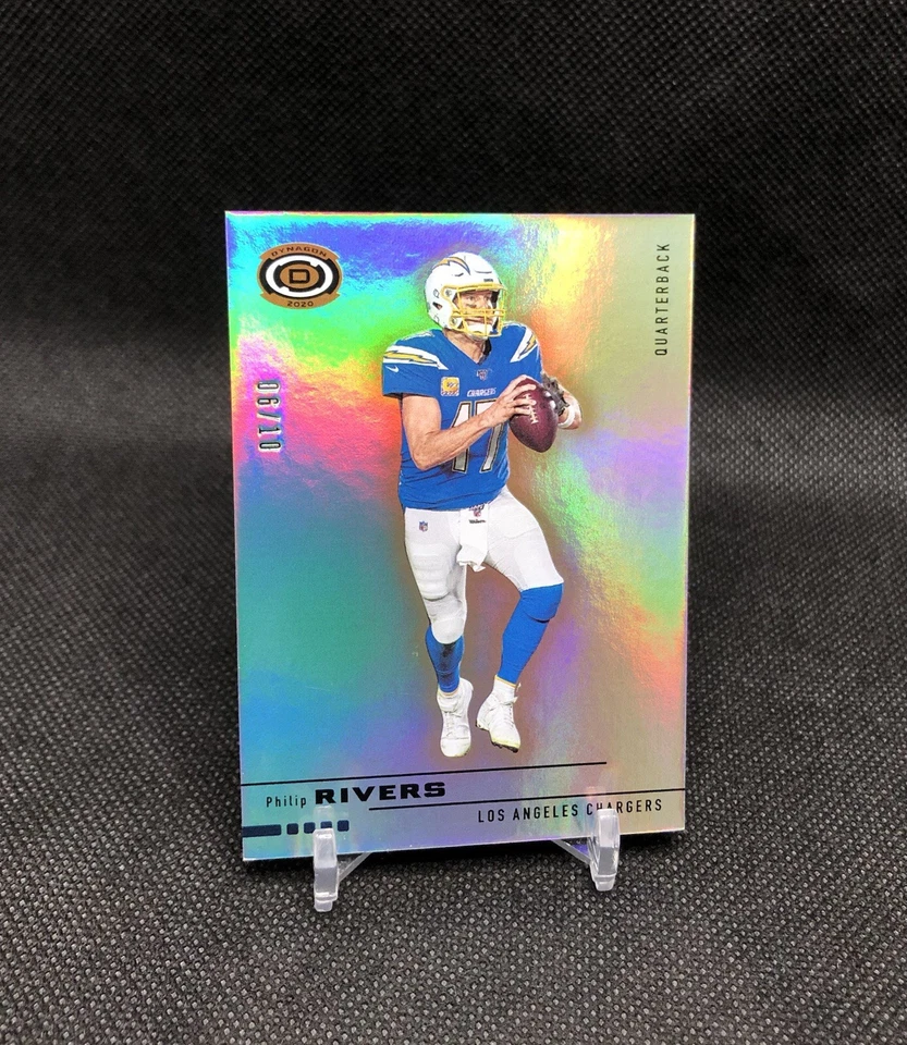 Chronicles Dynagon Philip Rivers 2019/10 color dorado coincidencia SSP No. DY39 HOF 🔒 Foto 1 de 4