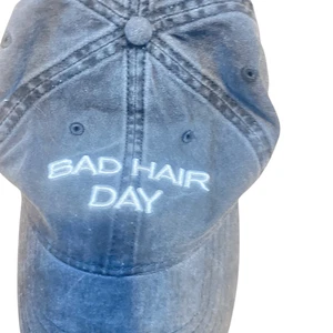 Baseballmütze Bad Hair Day verstellbar verwaschen schwarz Farbe Einheitsgröße - Bild 1 von 5