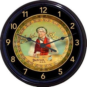 Goebel Brewing Co Detroit MI Beer Tray Wall Clock Ale Lager Brew Man Cave New - Picture 1 of 1