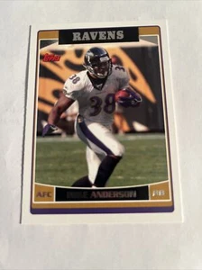 2006 Topps Mike Anderson #186 Baltimore Ravens Utah Utes NM-MINT - Picture 1 of 1