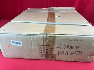 2 Space 2U Rack Mount 19" Drawer Locking DJ Rack Gear Audio Road Case IT Network - Picture 1 of 2