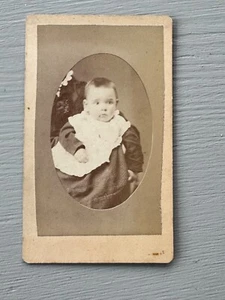 Antique CDV Portrait Baby Held by Hidden Mother Portrait Vintage - Picture 1 of 4