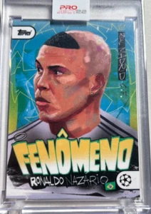 Topps Project 22 Artist Ronaldo Nazario Fenomeno by Dan Leydon - Picture 1 of 2