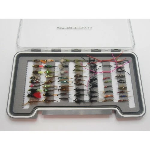 BARBELSS Winter Collection Fliegen zum Forellenangeln -63 Fliegen, Box Set, NBX73 - Bild 1 von 1