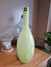 Leonardo Modern Style Yellow Green Curved Beauty Bottle Art Vase - 40cm