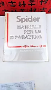 ALFA ROMEO MANUALE SPIDER AERODINAMICO EDIZIONE 1989 - Foto 1 di 5