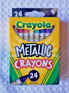 Crayones metálicos Crayola 24 unidades - Imagen 1 de 2