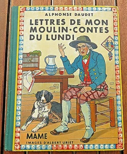 ENFANTINA/LETTRES DE MON MOULIN+CONTES DU LUNDI/DAUDET/URIET ILL/ED MAME/1935/EO - Imagen 1 de 11