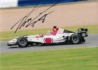 Takuma Sato British Grand Prix F1 Lucky Strike BAR Honda signed photo Indy 500