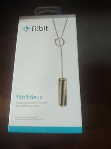 NEW Fitbit Gold Pendant Necklace For Flex 2 (Genuine Fashion Jewelry Accessory)