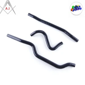 Silicone Radiator Hoses Kit For 07-10 HONDA RANCHER 420 ES 4X4 TRX420FE Black - Bild 1 von 7