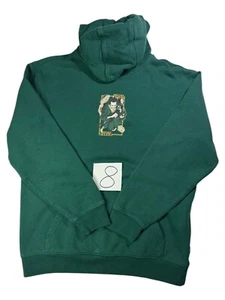 Vans x One Piece Roronoa Zoro Hoodie Mens Green Graphic Print *small stain* - Picture 1 of 5