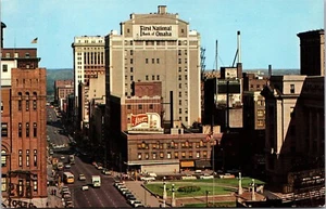Vtg Omaha Nebraska NE Skyline View Service Life Building Storz Beer Postcard - Picture 1 of 2