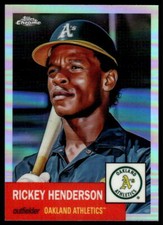 2022 Topps Chrome Platinum Refractor  433 Rickey Henderson  A's