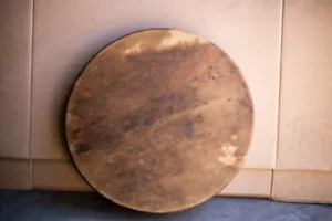 Indianer Biberfell 10" Trommel mit Stock Distanz Biber Stimme des Donners - Bild 1 von 4