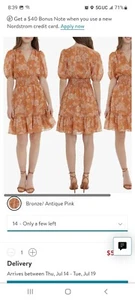 women floral dress short sleeve v neck - Picture 1 of 5