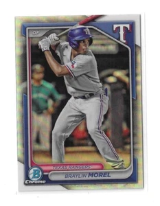 2024 Bowman Draft - Cromo Braylin Morel #BDC-169 Rifrattore (RC) - Foto 1 di 1