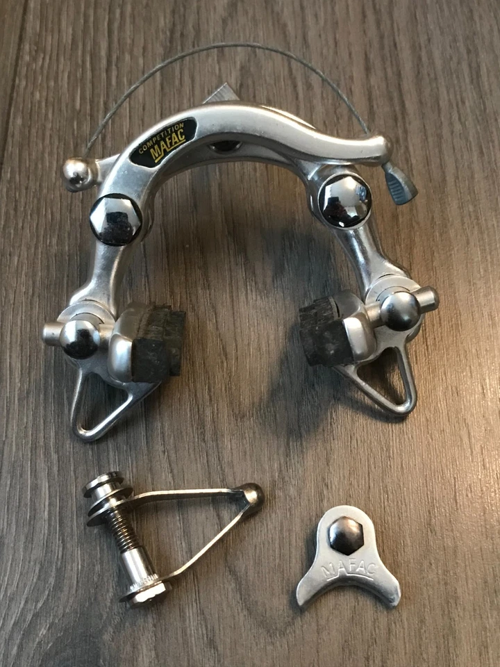 Etrier de frein PEUGEOT MAFAC vélo vintage 1960s France brake calipers bicycle 1 - Photo 1/4