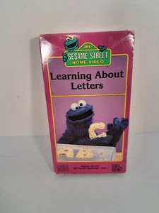 Sesame Street: Learning About Letters (VHS, 1986) - Picture 1 of 3