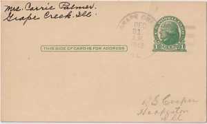 Grape Creek ILL 1948 GPC (A475) - Picture 1 of 1