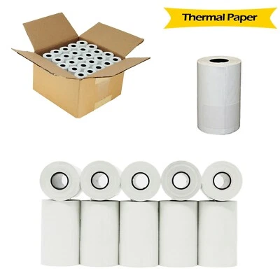 [ 50] 2 1/4 x 50 Thermal Paper rolls Best quality credit card paper rolls No BPA - Image 1 of 4