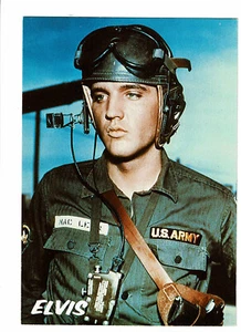 Elvis PRESLEY CARTE POSTALE 10,5 x 15 cm Couleur CULT IMAGES London England ARMY - Imagen 1 de 2