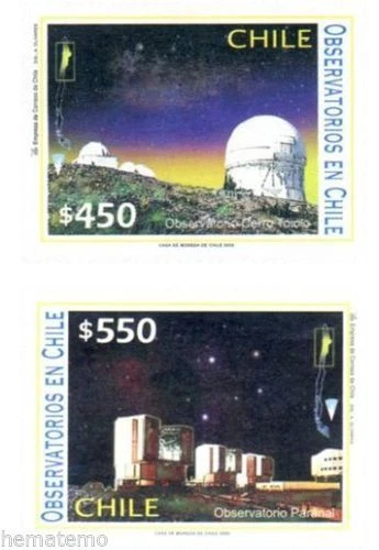 Chile 2002 #2117-18 Observatorios en Chile MNH Foto 1 de 1