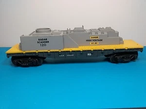 O/O27 KMT Flat Car Radar Scanner 120 USA #109840 - Picture 1 of 9