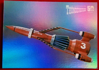 THUNDERBIRDS 50 YEARS - FOIL CHASE CARD - F6 - THUNDERBIRD 3 - Unstoppable Cards - Image 1 of 4