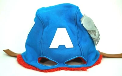 Marvel Captain America Beanie для мальчиков шляпа Disney маска костюм XS/S 3-6 теплая зима - Изображение 1 из 3