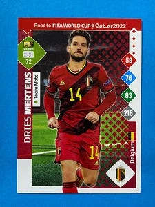 Panini Adrenalyn Road to Qatar 2022 Card n. 72 Dries Mertens Belgium - Imagen 1 de 1