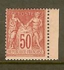 FRANCE STAMP TIMBRE N° 98 " TYPE SAGE 50c ROSE " NEUF xx TB