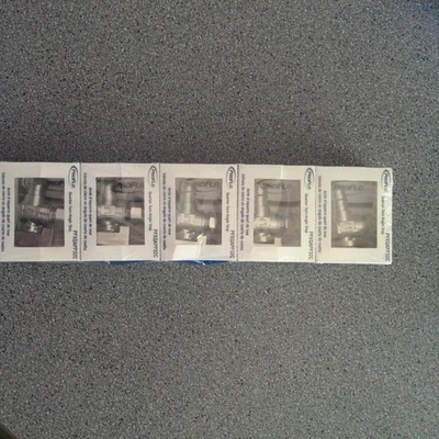 PROFLO PFXQAPP32C 1/2" PEX x 3/8" OD Angle Stop Quarter 1/4" Turn QT - Chrome - Image 1 of 2