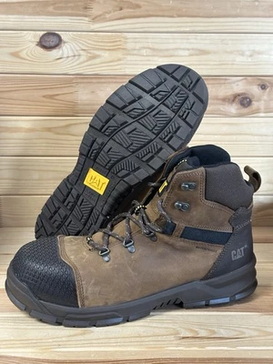 Bota de Trabajo CAT Accomplice X Impermeable Puntera de Acero P91331 Marrón Real Para Hombre Talla 14 M Foto 1 de 4