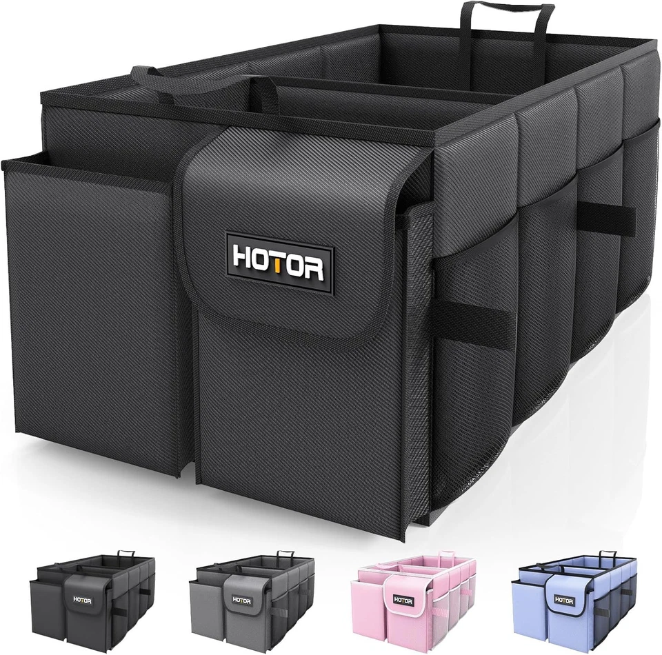 HOTOR Trunk Organizer - Car Organizer Foldable Trunk organizer for SUVs & Sedan