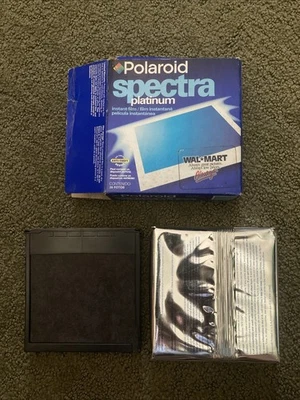 Polaroid Spectra Platinum  Instant Film 2 Pack - EXP 10/2002 - 1 Sealed 1 Not - Image 1 of 2
